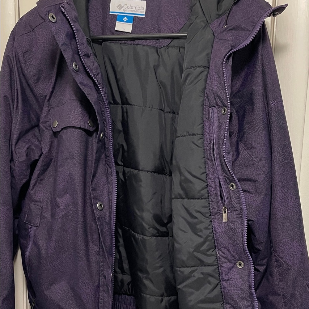 Columbia Women's Purple Winter Coat - Picture 8 of 9